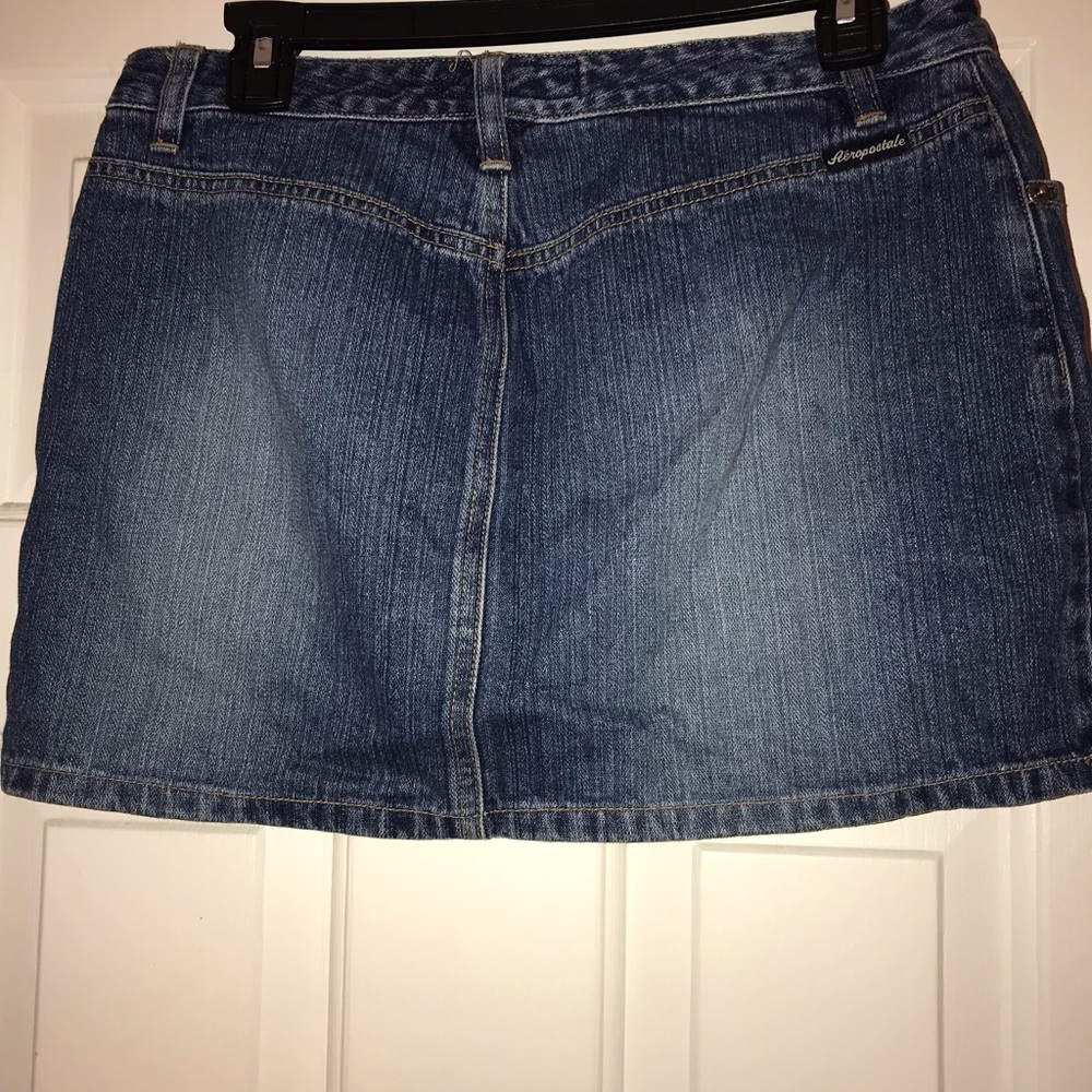 Medium Wash Denim Skirt - Picture 2 of 2